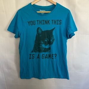 Bluenotes Angry Cat Graphic T-Shirt